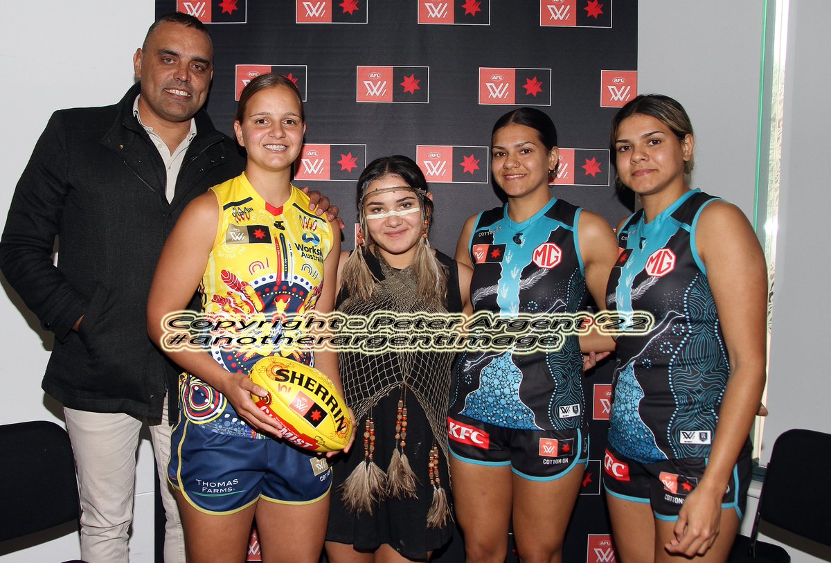 AFLW 2022 Indigenous round launch... 
#anotherargentimage