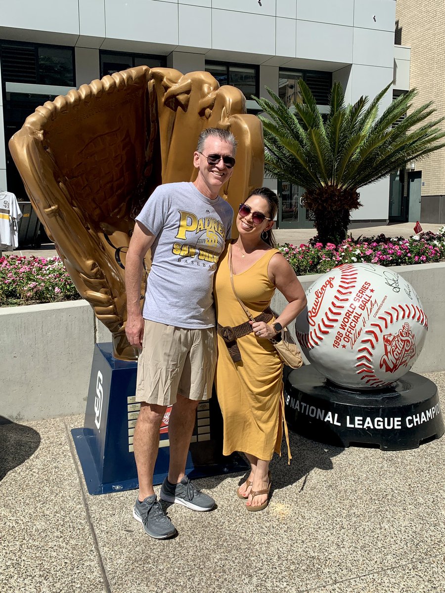 TheTravelphile's tweet photo. Having a ball and ready for the @Padres!
#letsgopadres
#timetoshine https://t.co/bJr4HLlvPz
