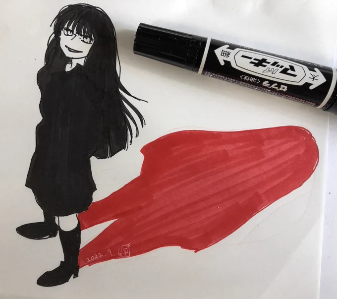 黒の日の落書き #黒の日 