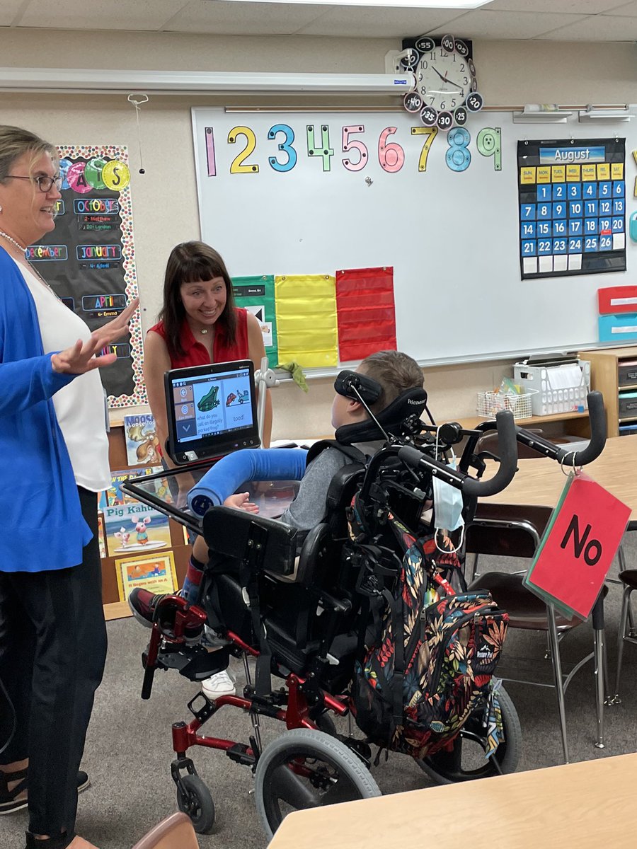 SingerStacy's tweet photo. I got my dose of darling at @MPSRockwell. These two mommies were taking their babies on vacation. Heard a great joke via eye tracking on an iPad. Saw the FABULOUS Julie Sutfin! And I got to play a little four square.  #Proud2bMPS #somuchgoodness https://t.co/orUm73rXx1