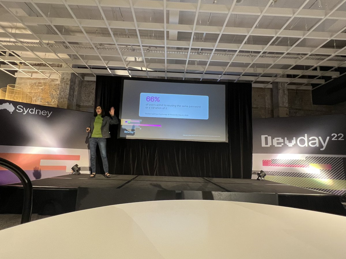 “Hackers love passwords because they are weak” #DevDaysSydney #DeveloperDays2022