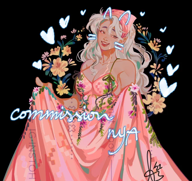 Chugging through commissions in this heat. 