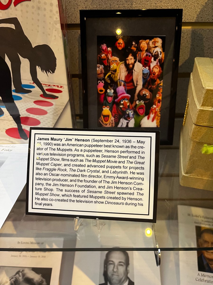 bravokidroxy's tweet photo. Went to the National Museum of Funeral History and there was a tiny little Jim Henson section. Thought of @KermitmentPod @MatthewGaydos @im_sam_schultz https://t.co/JZ9qKo7U0W