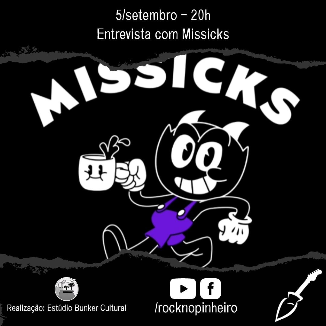 ROCK NO PINHEIRO COM <a href="/missicksmusic/">Missicks</a> NO AR!

youtu.be/3pxzV7w2A8Q