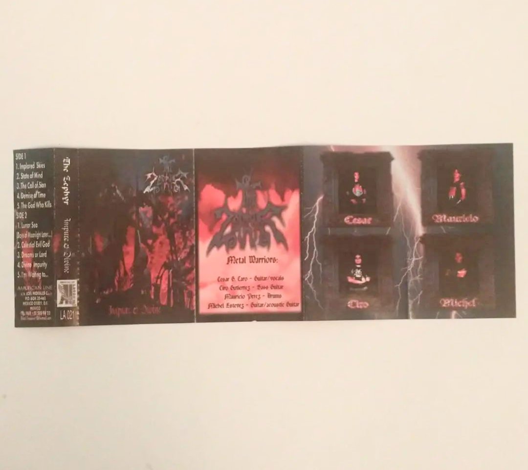 metalero_museo's tweet image. The Zephyr/Impure &amp;amp; Divine/Cassette/1998/American Líne #thezephyr #museodelheavymetalmexicano