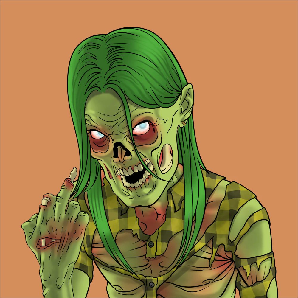 BuffLionClub's tweet photo. As promised, our first ever #HBAR giveaway to onboard people into @Algorand. Below is a metazombie from the very popular collection known as @zombies_meta on HBAR. The winner will be given 5 Algo and the MetaZombie NFT. Rules are below! https://t.co/lawfWtwsGY