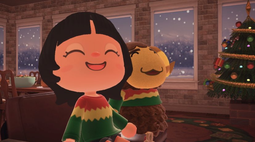 acbtsloverma's tweet photo. First time ever doing selfies! I designed a vacation house for #Curlos, spent a bit of time with #Lucky and #Ava at her house and went back to work and design #Renée’s (a villager I invited to Paradise Island) house! It was really fun!! #ACNH #NintendoSwitch #AnimalCrossing https://t.co/V2eeoOt2YC