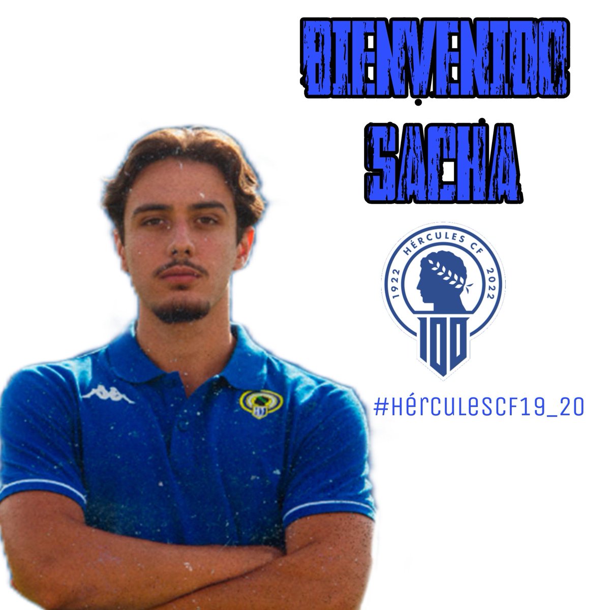UniversoHCF's tweet photo. 𝘽𝙄𝙀𝙉𝙑𝙀𝙉𝙄𝘿𝙊 𝙎𝘼𝘾𝙃𝘼 𝘼𝙆𝙔𝙐𝙕 😃
Sacha Akyuz (19), se convierte en Nuevo Jugador del #HérculesCFB
El joven delantero francés viene procedente del #SDPortmany de la #3RFEF donde jugó 24 partidos
#Hérculescf19_20 #CanteraHCF https://t.co/egWBtrUOrr