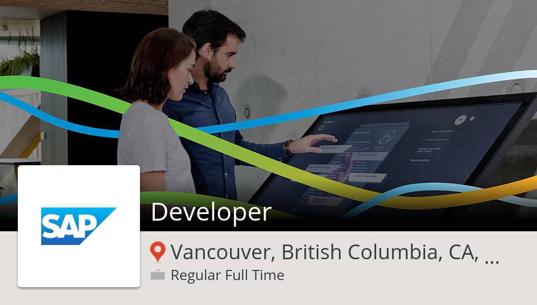 AgnesBlock's tweet photo. Apply now to work for #SAP as #Developer! (Vancouver, British Columbia, CA, V6B ...) #job https://t.co/Wcw4xYMaSc #JobsAtSAP https://t.co/3S5HLvH5BP
