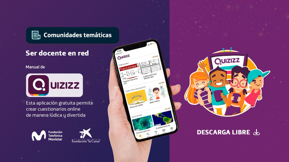 EducaRedPE's tweet photo. 🔍📱¿Buscas integrar la tecnología a tus clases? Usa Quizizz, una app gratuita que permite crear cuestionarios online de manera lúdica y divertida. 😉

Únete a nuestras comunidades y encuentra más recursos aquí👉 https://t.co/utlbBIkaC3 https://t.co/BcxKO15FBI