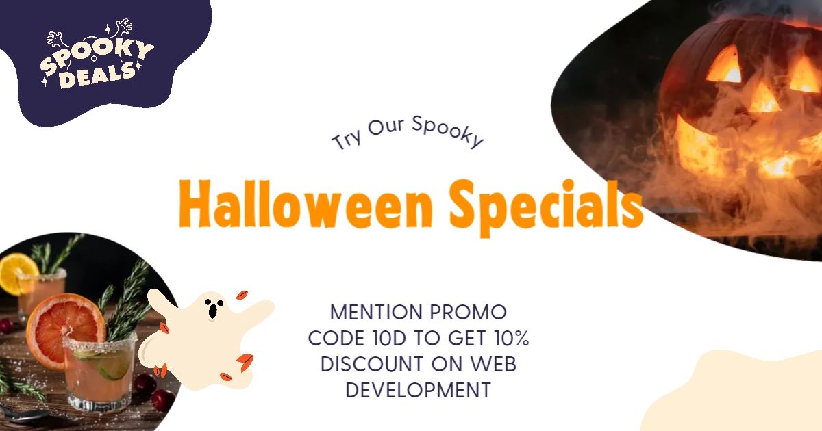 PrabalLahon's tweet photo. Try our spooky deal to get 10% discount on website development
https://t.co/LbQOeFLayR https://t.co/Mlk3NVkqd8
