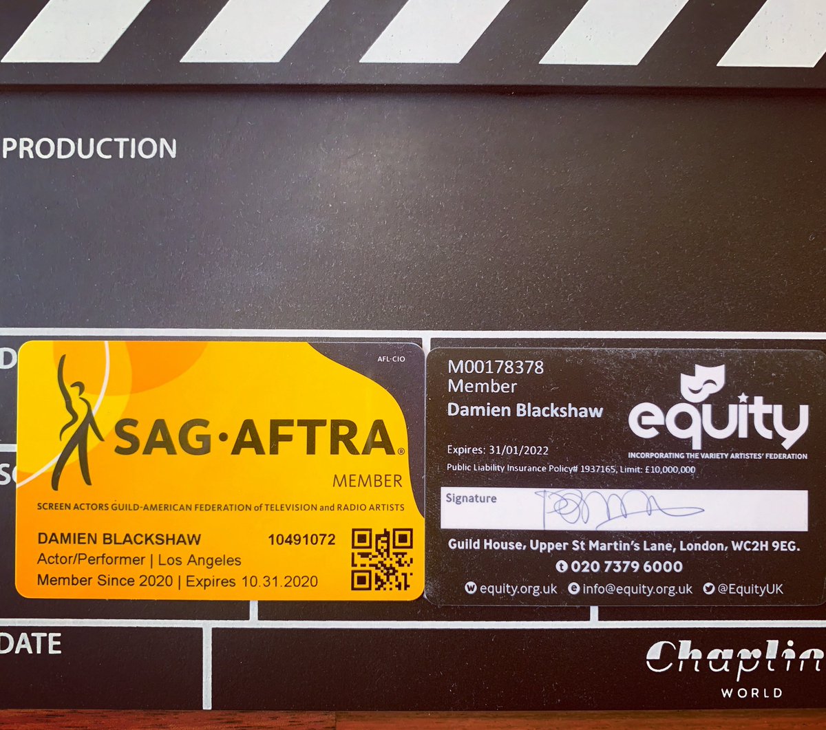 damienblackshaw's tweet photo. Happy Labor Day!
#UnionStrong #SAGAFTRA #EquityUK #ChaplinsWorld https://t.co/PEsrOmGHD2