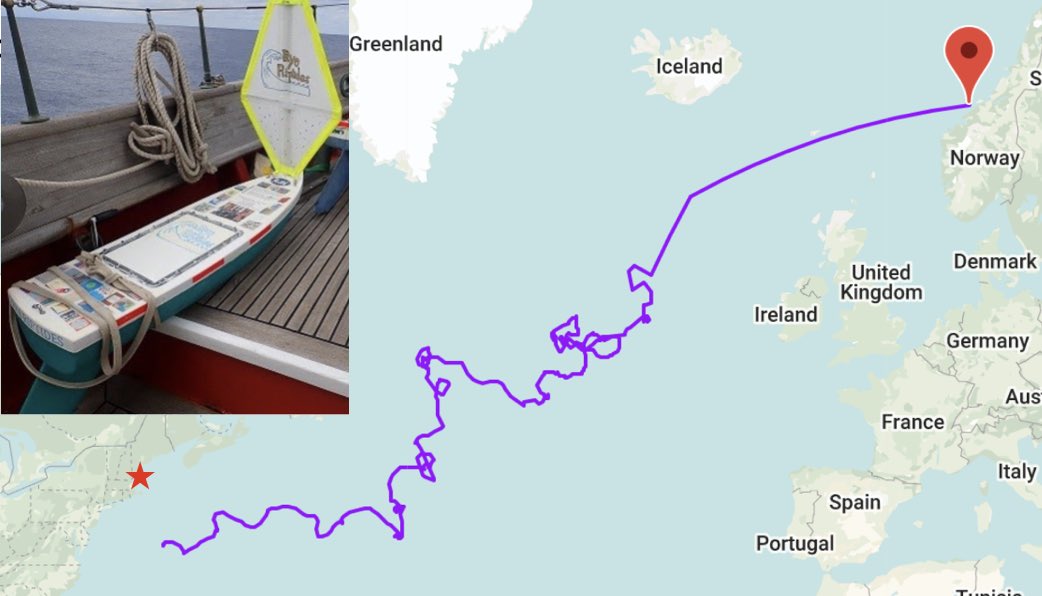 Last of the summer presentations at NH libraries Tuesday at <a href="/RyeLibrary/">Rye Public Lib, NH</a> 4 pm by some of RJH’s students. Come join us for our #miniboat adventure and how you can track other miniboats at sea! #oceansofpossibilities <a href="/miniboats/">Educational Passages</a>