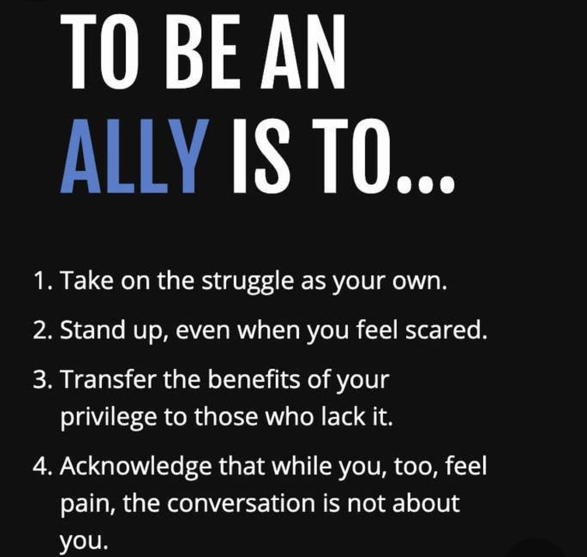 YourEDIHub's tweet photo. Some simple things you can do to become an #ally. #dobetter #bebetter https://t.co/hLOKqKGxCh