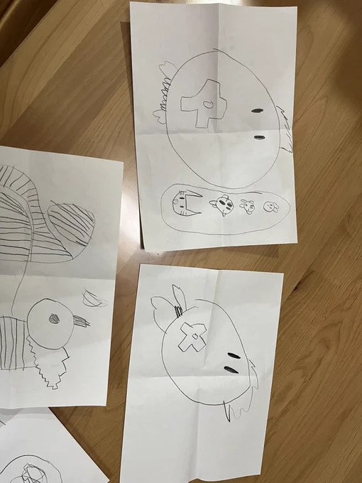4歳児が描いたフワンテ
なかなかうまいぞ! 
