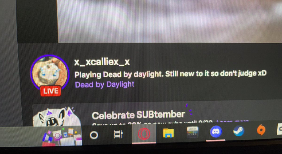 XxCalliexX2's tweet photo. Streaming some dead by daylight! Username is x_xcalliex_x 
#DeadbyDaylight #deadbydaylight #gamergrill https://t.co/1mED3S5JJn