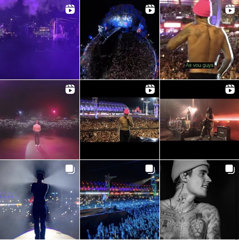 biebernovidade's tweet photo. ELE AMA O BRASIL! Justin Bieber simplesmente fez 9 publicações em seu Instagram sobre o show de ontem. 🇧🇷 https://t.co/WJgdK3zABo