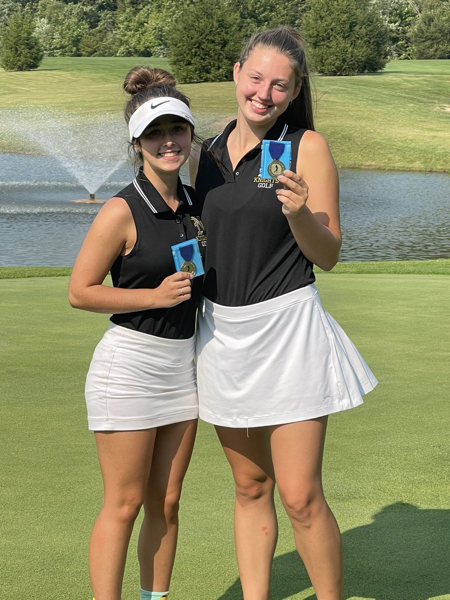 Can’t believe the last 4 years have gone by so fast! Everyone come out and support these 2 Lady Knights who have had two of the best golfing careers in school history as they celebrate their Senior Night!
Wednesday, September 7 @ Highland Lake starting at 4:30!!