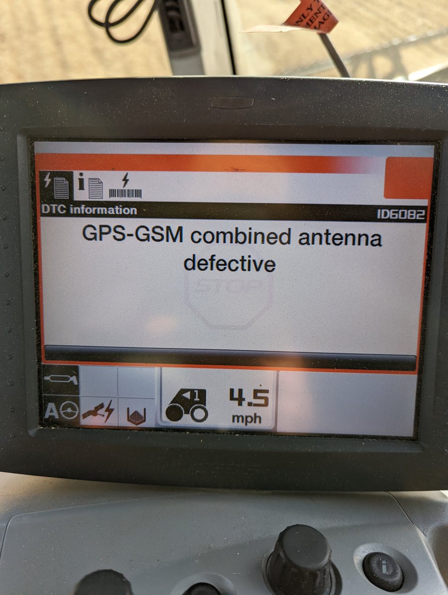 Any Claas guys with Trimble gps ever have this alarm. Everything is working as it should but dam alarm every 2 minutes.