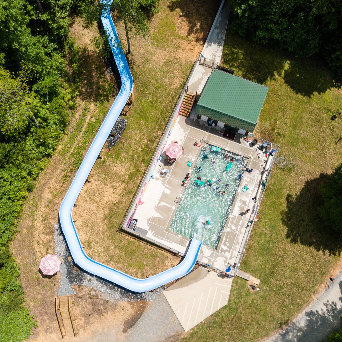 SnowbirdSWO's tweet image. Waterslide season is coming to an end. We are obviously excited about the our Fall Retreats, Marriage Retreats, and WinterSWO conferences, but the terrified, half-drowned faces of people exiting the waterslide at 50mph will be missed.
See you in 2023, Waterslide.