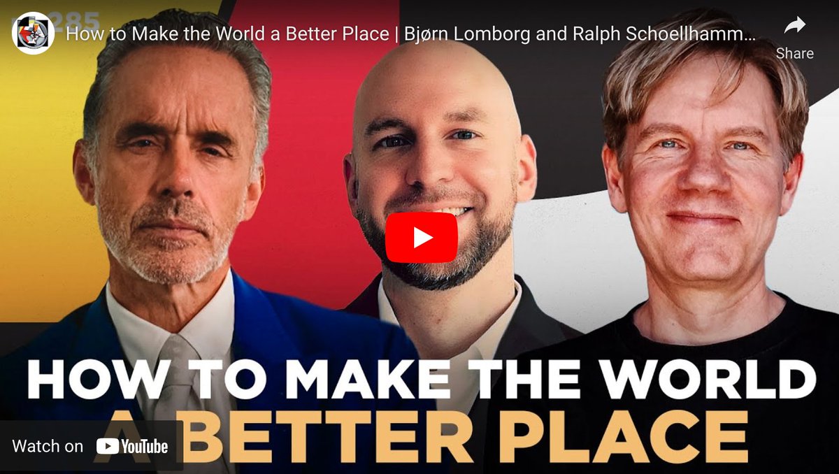 mythinkspot's tweet image. On #thinkspotToday, Dr. Peterson explores an important topic: How to make the world a better place. Bjorn Lomborg and Ralph Schoellhammer have some ideas! @jordanbpeterson @BjornLomborg

#thinkspot #IdeasLiveHere #speakFreely #readWidely
ow.ly/eYeW50KAyoS