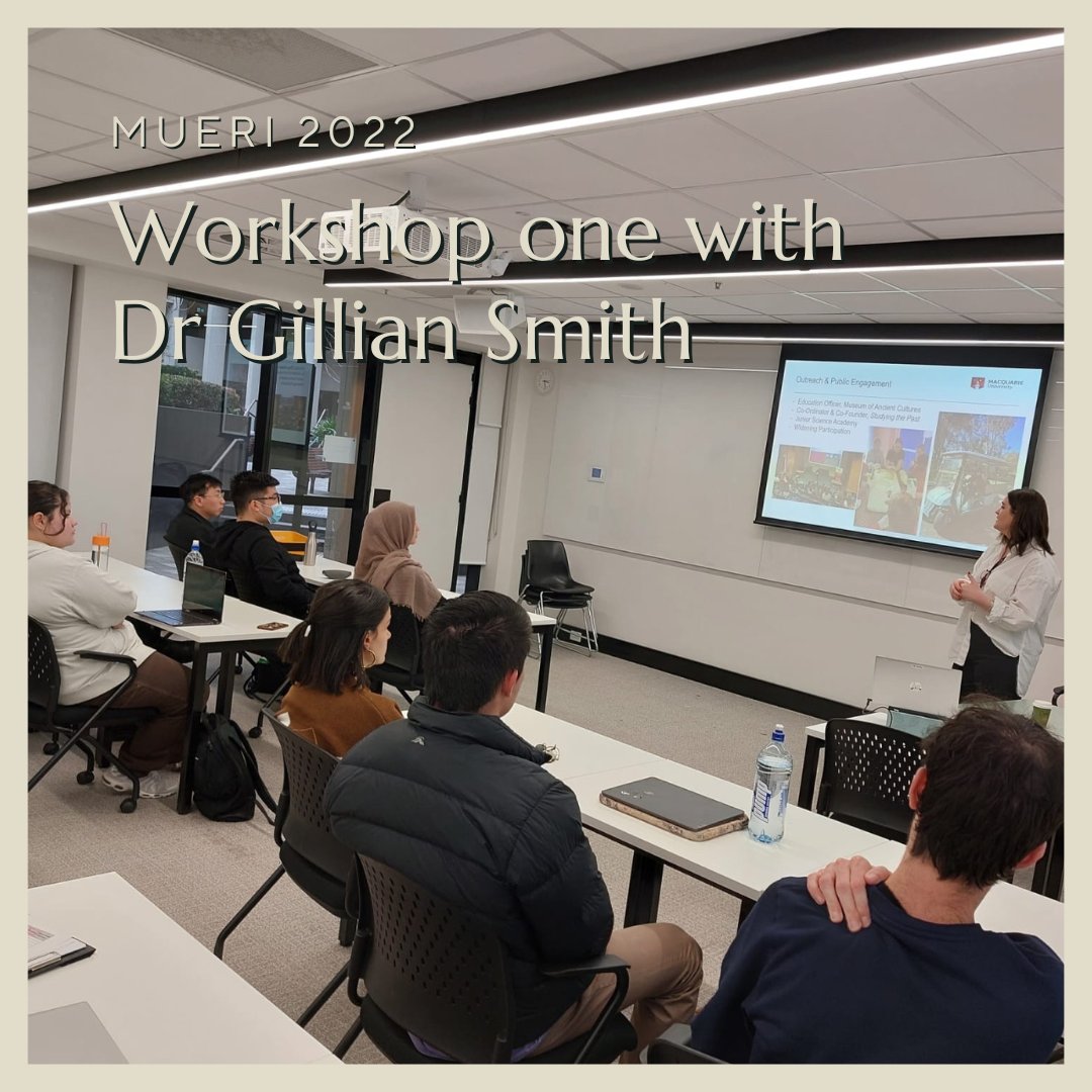 _MQ_WP's tweet photo. A few weeks ago, our MUERI students attended their very first workshop, ‘Journey in Research and Professional Research Roles’ by @GillSmith__ who shared her experiences about working at Macquarie University, PHD courses and the Research field!  💻🔍 https://t.co/4MPu88cSef