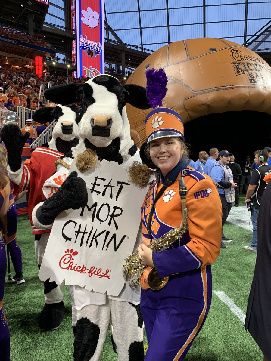 It’s game time in Atlanta! Go <a href="/macoulter44/">Macey Coulter</a> , #Clemson #tigers #ALLIN