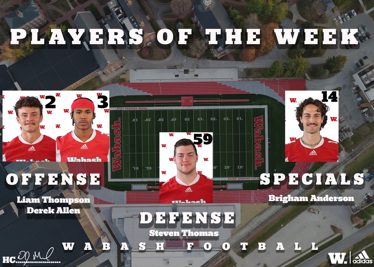Wabash College Football tweet media