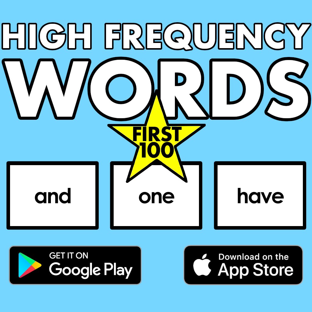 HighFrqWordsApp's tweet photo. First 100 Sight Words Flash Cards! • No advertising

Download on the App Store https://t.co/VZgauZznKf  
Get it on Google Play https://t.co/ZHEBbR1tUM 

#learn #ece #prek #ChildrenFirst #firstfive #education #earlyed #teaching #iOS #apps #AppStore #GooglePlayStore #LaborDay2022 https://t.co/Mlg7zJoyKu