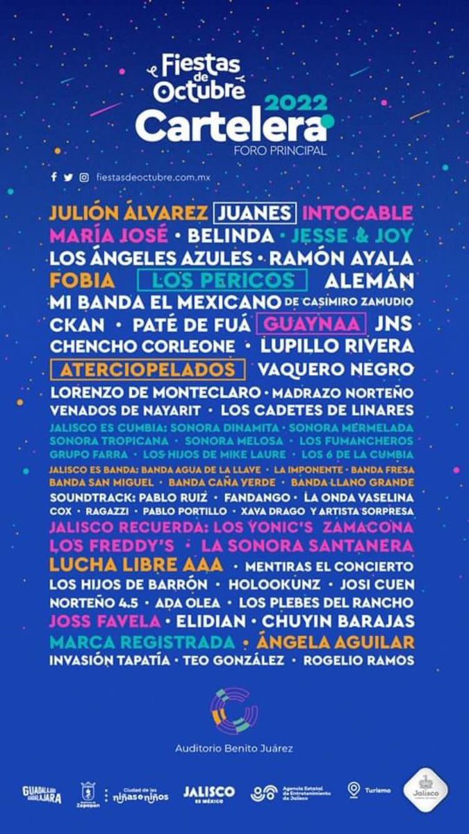 Mariferg6's tweet photo. Amigos de Guadalajara, les comparto con mucha alegría que estaremos en Fiestas de Octubre 2022 el jueves 20 de Octubre con nuestros amigos de @yonicsoficial y #LosFreddys me va a dar mucho gusto verlos por allá! ✨️💃✨️ https://t.co/Jrz4f0Wa9d