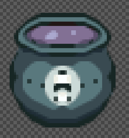MajorGorilla's tweet photo. Cauldron for making some potions.
Follow me for more updates
#pixelart #gamedev #indiedev #indiegame #potionmaster https://t.co/9bTQYfvZDR