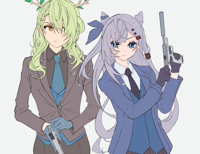 「multiple girls revolver」 illustration images(Latest)