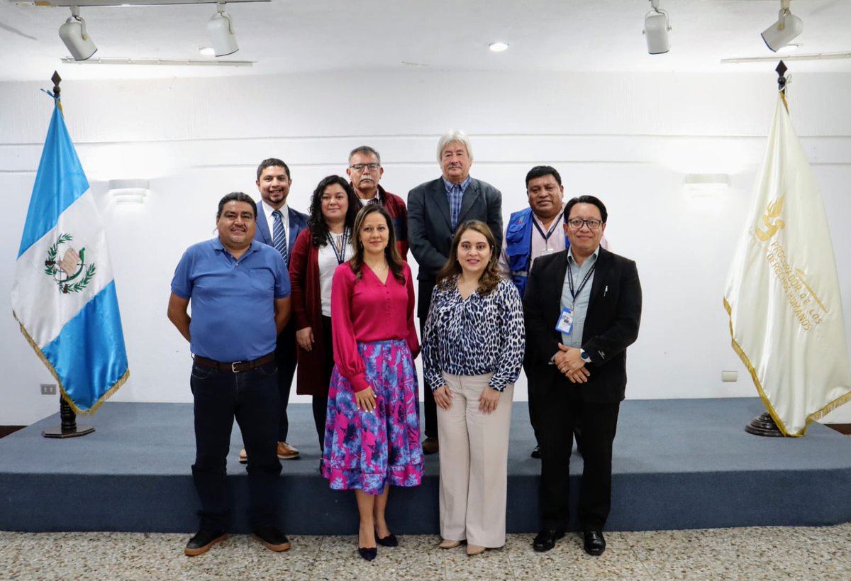 PDHgt's tweet photo. Procuradoras adjuntas de la PDHgt y  Defensor de Pueblos Indígenas reciben a integrantes de la Unión Verapacense de Organizaciones Campesinas -UVOC-, en seguimiento al acompañamiento que brinda la PDH como ente protector de los Derechos Humanos de todos los guatemaltecos. https://t.co/Rr8WyycU7s