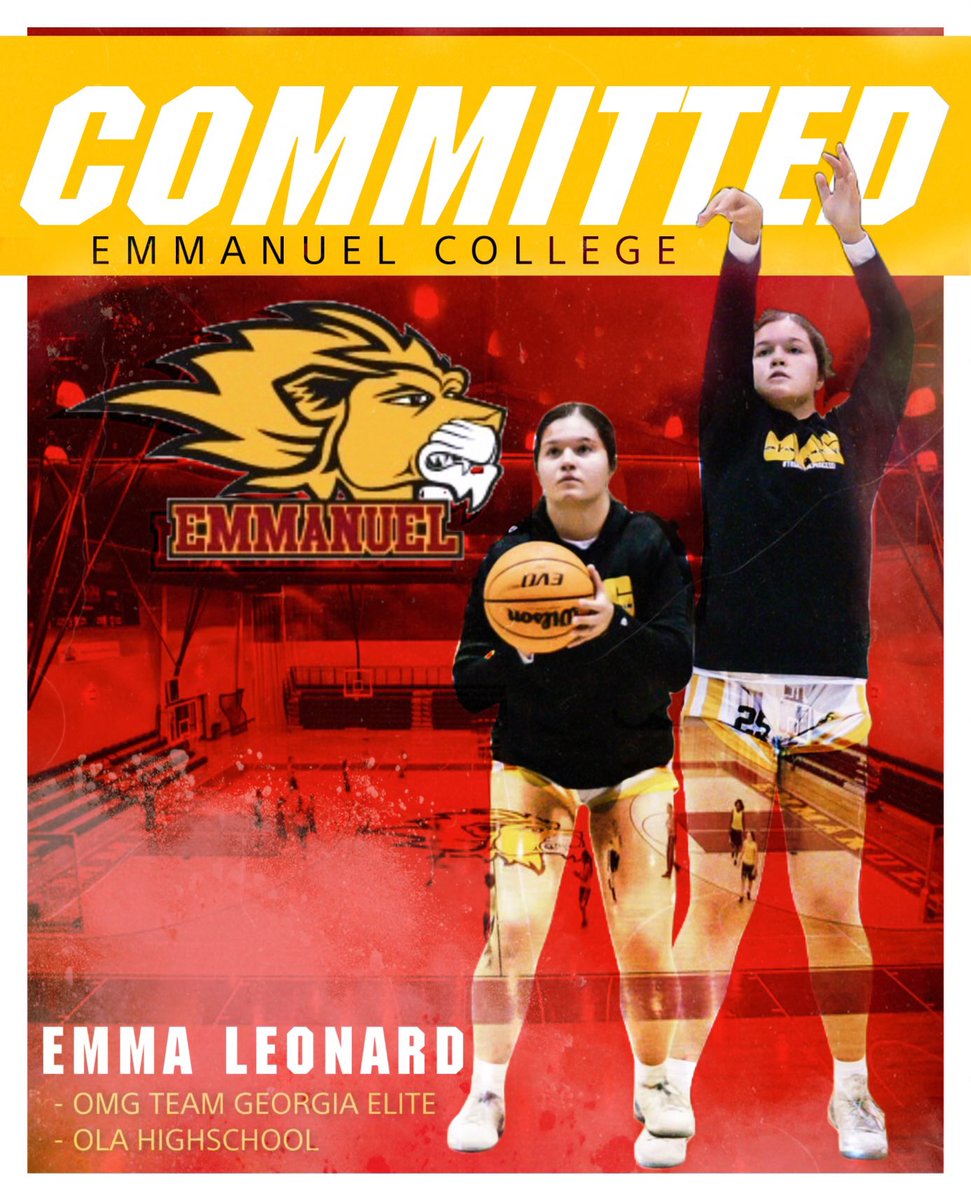 emmaaa_leonard's tweet image. 100% COMMITTED🦁❤️ @OMGTGE @EC_WomensBball @OlaGirlsBB