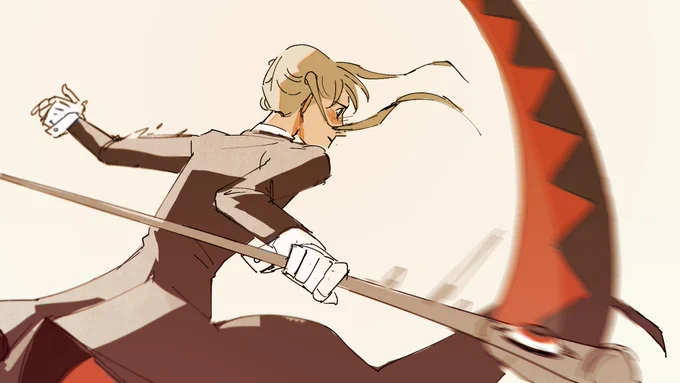 Warm up sketch of Maka #souleater 
