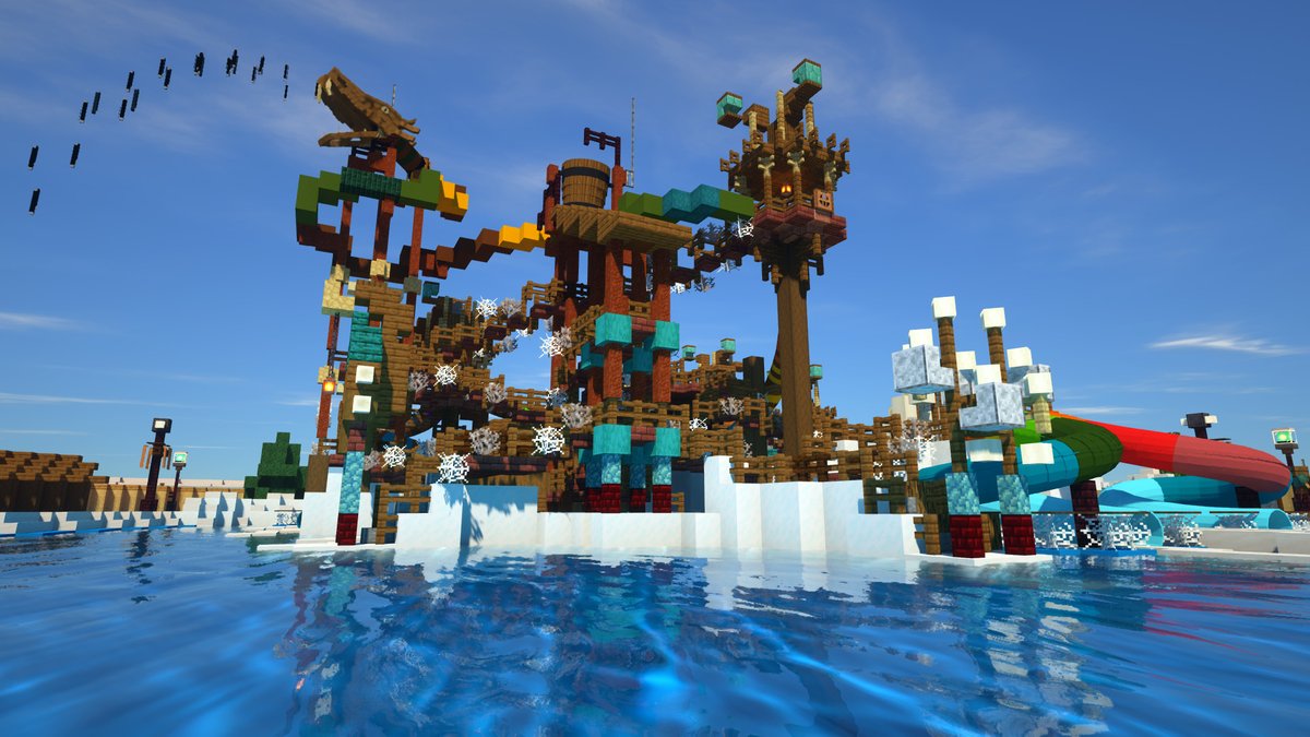 Representatives of our teams here in @EP_Minecraft are joining me to express our gratitude to <a href="/Coasters_Craft/">Atlas (Formerly: Coasters & Crafters)</a> and all voters! 🙏 Best Park Recreation. Incredible! 😍 Thanks to the voters from around the world! And congratulations to all winners 👏