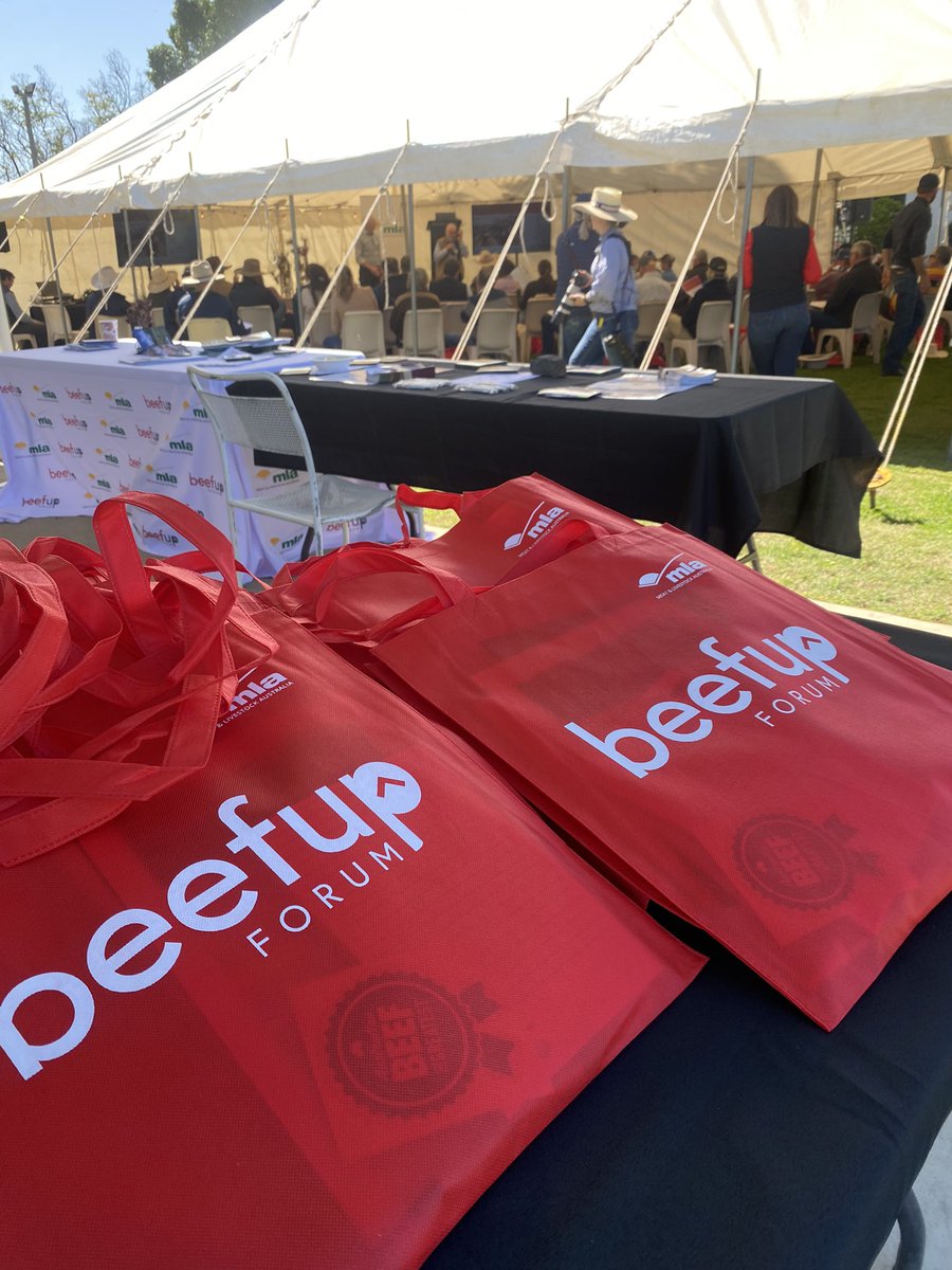 Big turnout of nearly 90 attendees for the Blackall <a href="/meatlivestock/">Meat & Livestock Australia</a> #BeefUp forum. Great to see such a strong turn out from across the region.