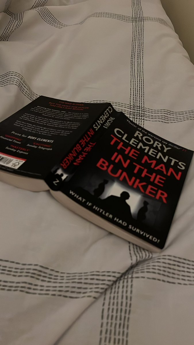 lopaca3's tweet photo. When you find that author that just makes you want to keep on reading.  

#roryclements #reading #pageturner #themaninthebunker #latenightreading #Novel #book #author https://t.co/WRfzVUSBz5