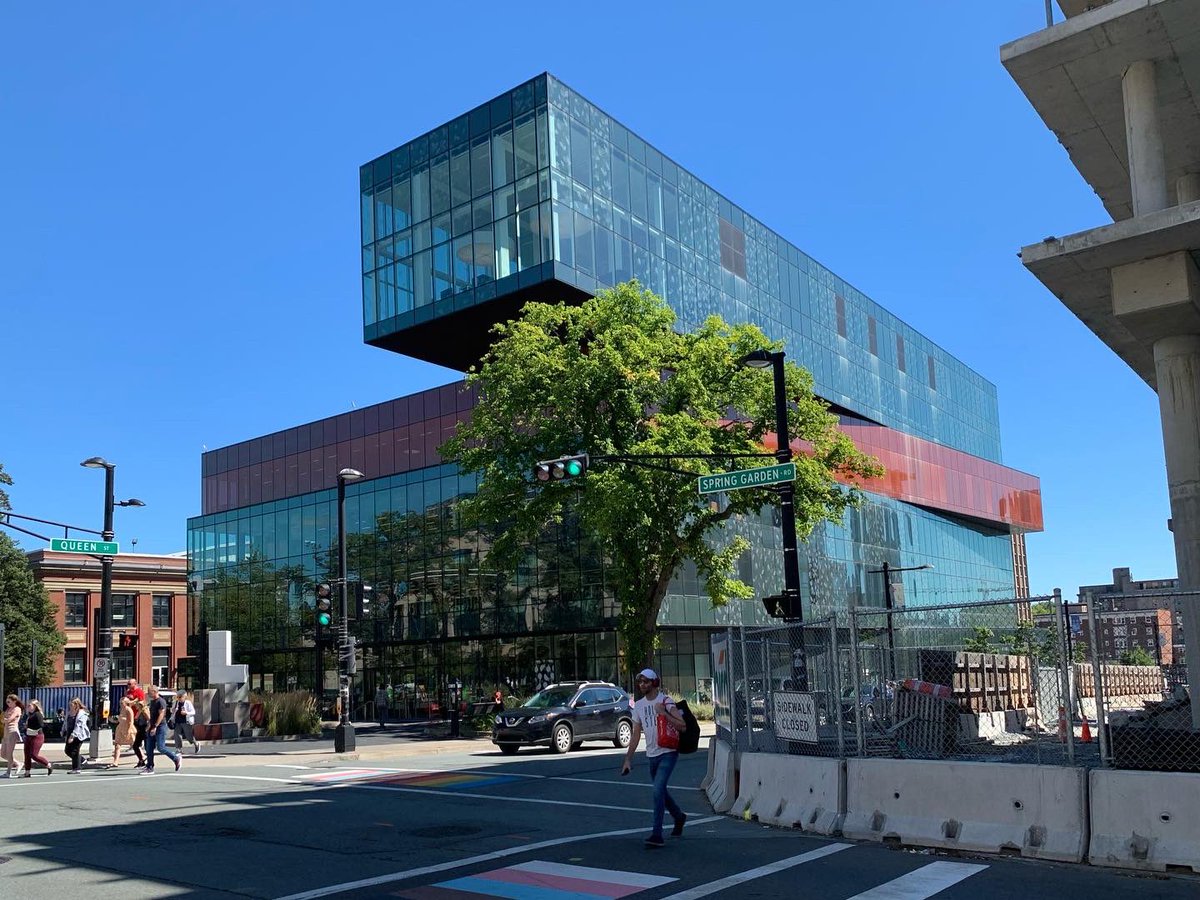 c_hoyt's tweet photo. Great visit to Halifax Central Library last week. Designed by @SHLarchitects and others it is #sustainable #inclusive #accessible and was designed by engaging the community. The results are really impressive and it’s obviously a great public amenity https://t.co/HIzTXo8qoI