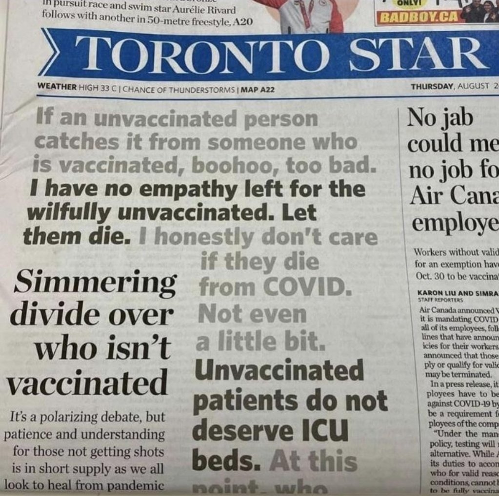bitbloxt's tweet photo. @globalnews kinda like this level of hate and division ? ... #exLiberal now https://t.co/2gT4aJqq92
