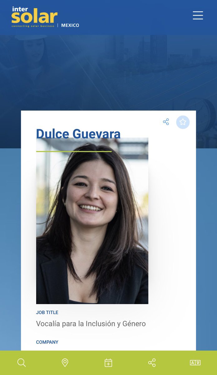 dulcemguevara's tweet photo. Nos vemos mañana a las 16:00 hrs en @IntersolarMX 🤩🤩 para hablar sobre #modelos de #negocio en #SFV ☀️y la #perspectiva de #género https://t.co/O7PGd5gZ3s
