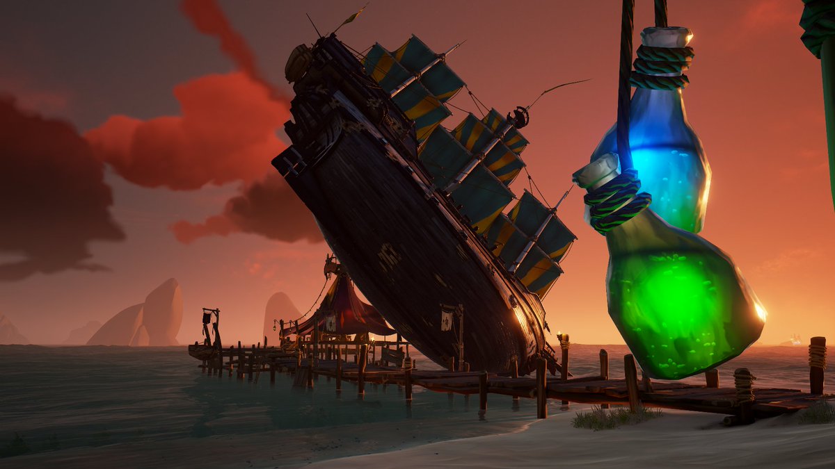 Sell at sovereigns they said, It'll be fast and safe they said...

<a href="/SeaOfThieves/">Sea of Thieves</a> #SoTShot