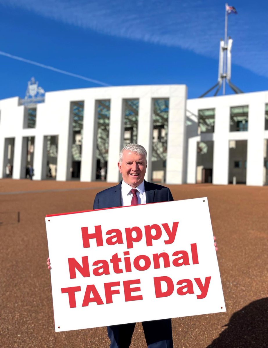 Today is National TAFE Day.

A Day to celebrate the achievements of students, teachers and trainers.

Our TAFEs are highly regarded educational institutions and continue to support and provide opportunities for individuals, communities and employers.