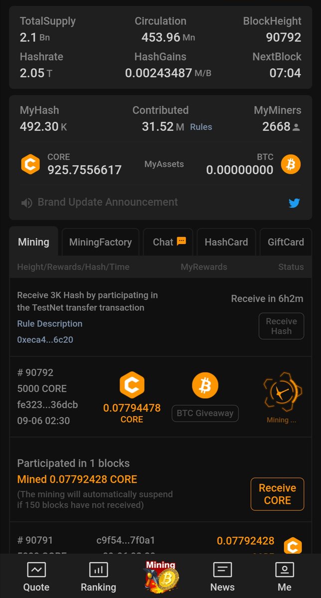 jamila_go's tweet photo. Crypto Expert once said, 
Don't compare this 2, Rather put them together in Mining. Bcoz at the end of the day you are the one who can get all the benefits. 😍

 Want Pi ?
 👉 https://t.co/03Z8Vkzdwn

 Love Satoshi C-O-R-E ? 👇
 https://t.co/qA1vdLnYWM

Join Now, KYC ready‼️ https://t.co/ojUJsc1T2D