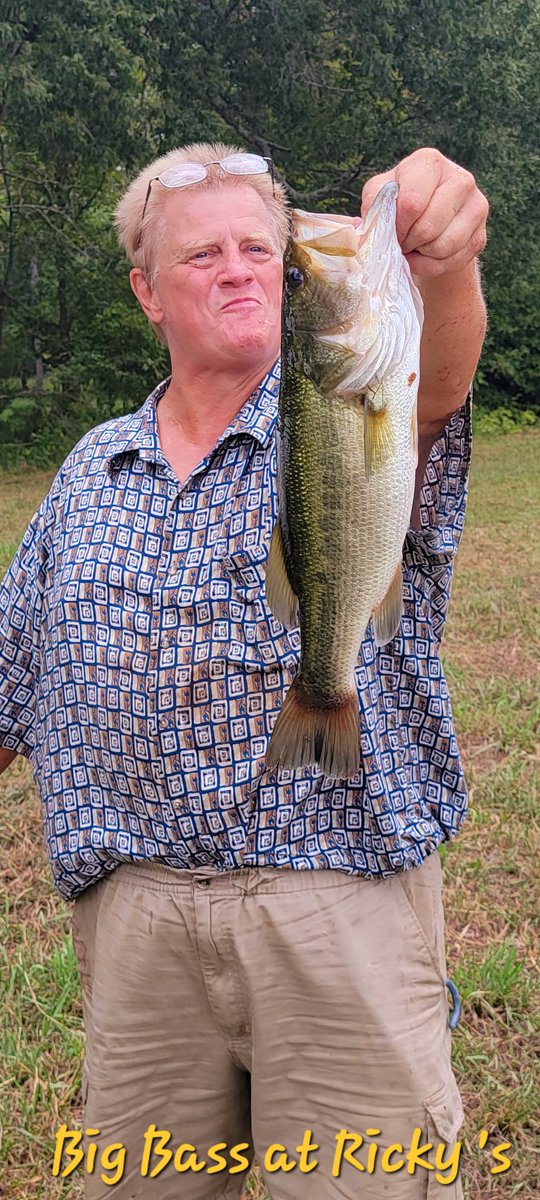 TimGCarterSEEK's tweet photo. I caught a real nice #bass today in a family pond. Pretty close to the largest I've ever caught there. Also a real fatso #shellcracker.. & lots of other #fish. But those 2 are memorable!!! #Slamism https://t.co/x7fBfWle7o