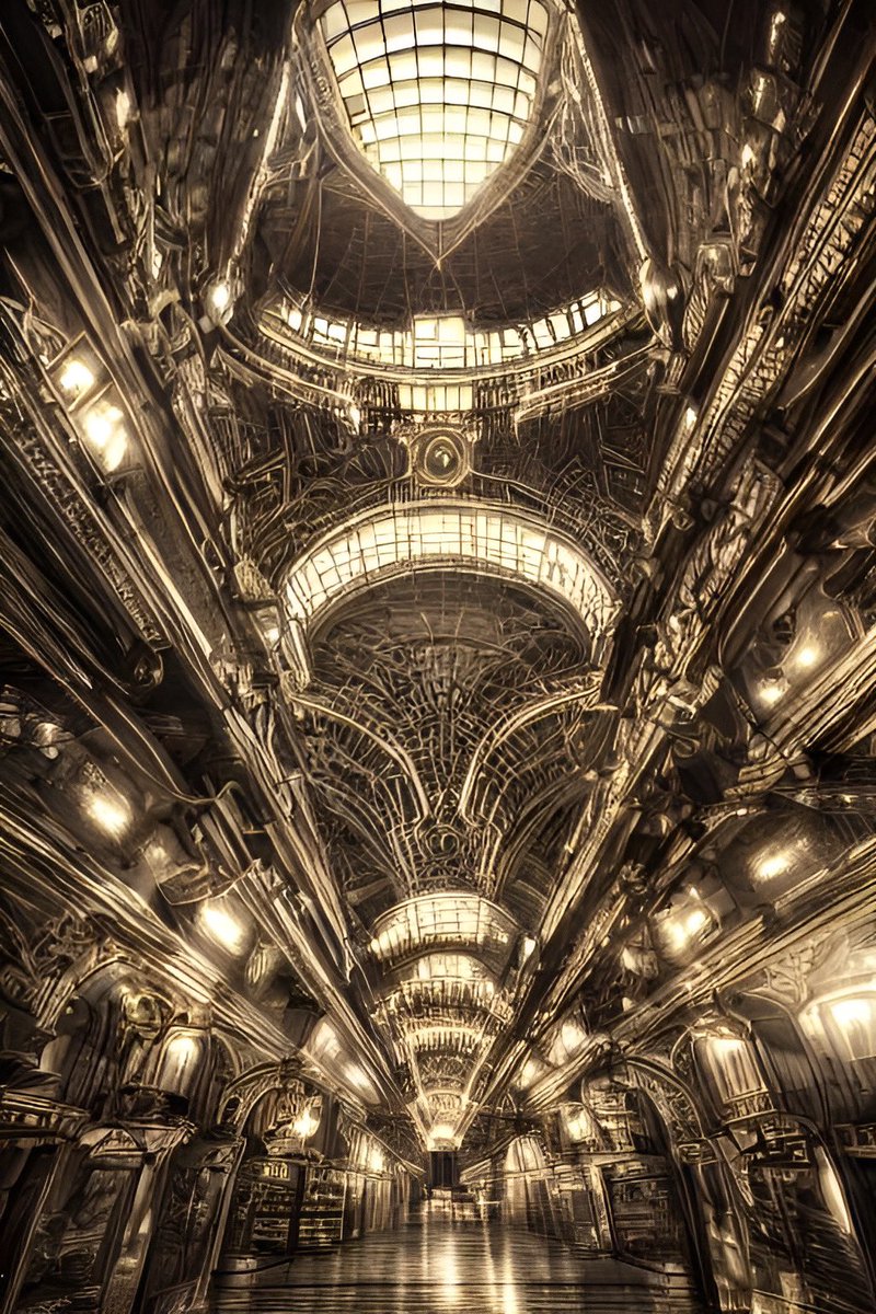 “Ator’s Reach, constructed shortly after the fall. It is said it’s halls are endless and labyrinthine. It’s entrance sealed and hidden. Maybe one day, when we are worthy, may it yield its secrets to us.”
#AIArtwork #Art
