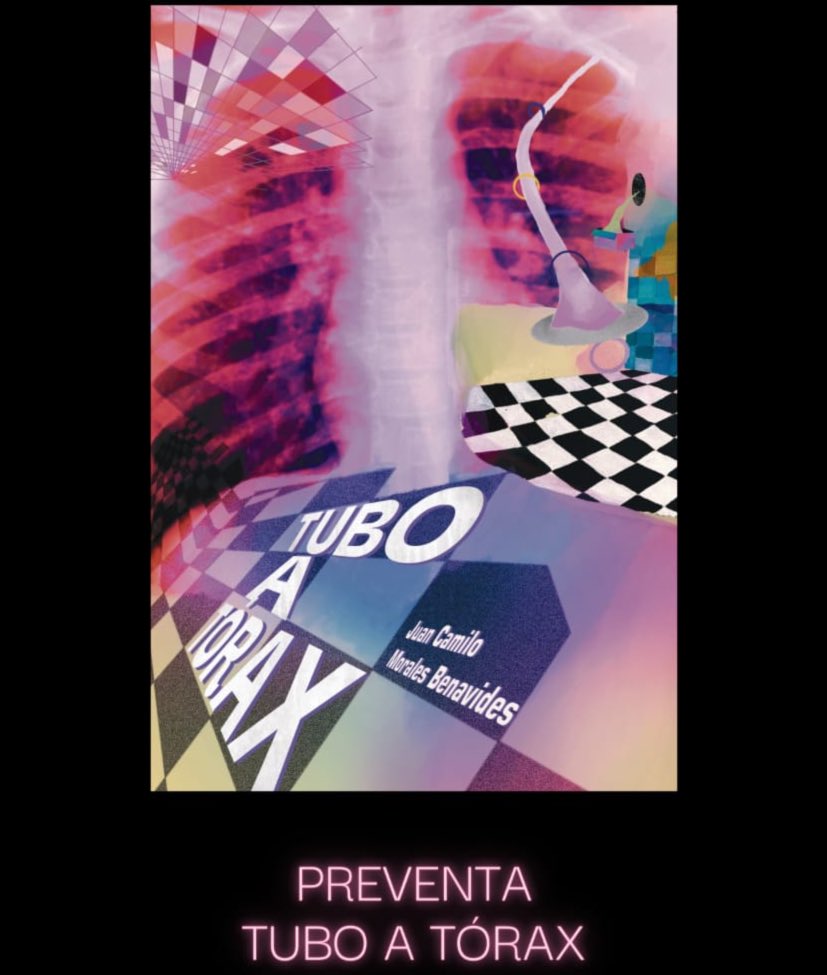 Escribí un libro que se llama Tubo a tórax. Es este y está muy lindo y la portada es de Catalina Pardo y las ilustraciones de los capítulos son mías, como las palabras; y está en preventa en el link de la biografía de la editorial @editorial_zaino y mía.