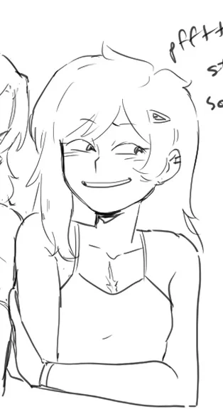 I think she looks very cute here 