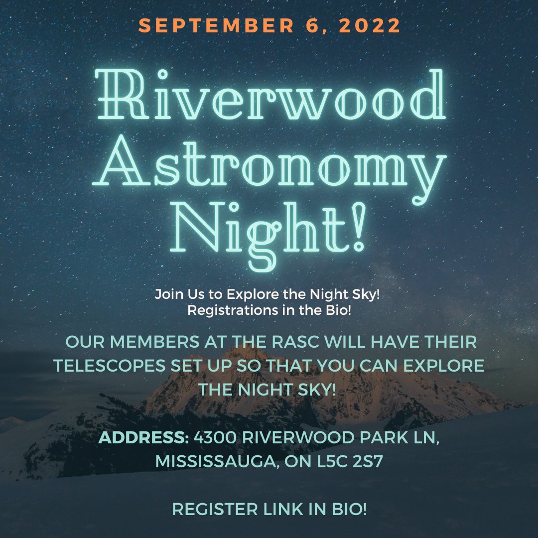 Do you want to explore the night sky with proper guidance? Join us on Tuesday, September 6, 2022 8:30 - 10:00 pm @ The Riverwood Conservancy! Registration Link in Bio! *Check the Riverwood website to make sure of any weather cancellations*

#spacefacts #photographer #space
16w