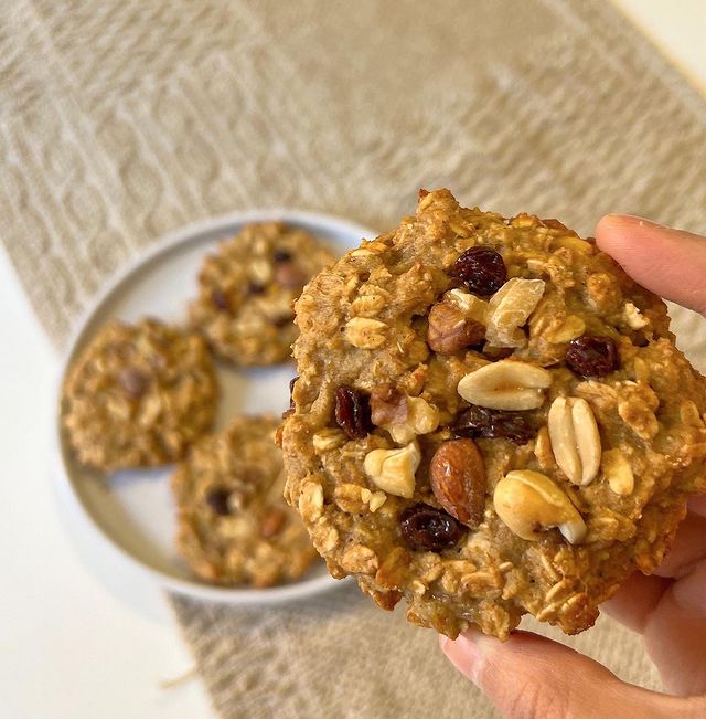GALLETITAS DE AVENA Y FRUTOS SECOS 🍪🥜🌰✨(⬇️)